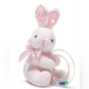 Bearington Baby Cottontail Bunny Shaker Rattle